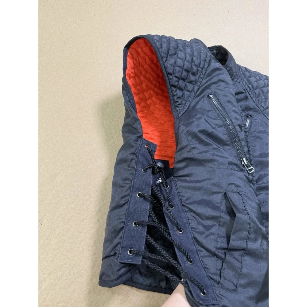Vanson Leathers Streamliner Vest Quilted Motorcycle Riding USA Size 40 - Picture 9 of 9